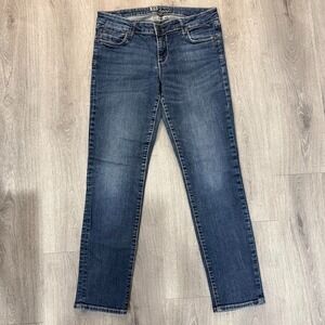 Kut From The Kloth Jeans Women 6 Blue Straight Leg Stretch Denim